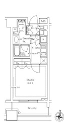 パークアクシス御茶ノ水ステージ 610 間取り図