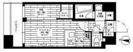 アジールコフレ中野坂上 4階 間取り図