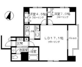 KDXレジデンス日本橋浜町 101 間取り図