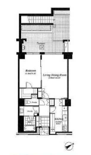 麻布第一マンションズ 218 間取り図