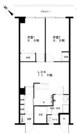 サンストン白金台 203 間取り図