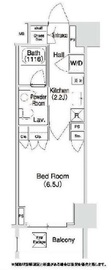 コンフォリア門前仲町 602 間取り図