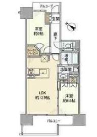 インプレスト東京八丁堀 12階 間取り図
