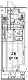 レガリス門前仲町パークサイド 3階 間取り図