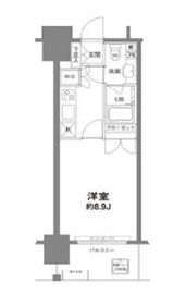 コンフォリア新宿御苑1 703 間取り図