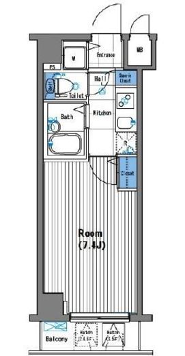 グランド・ガーラ三田 3階 間取り図