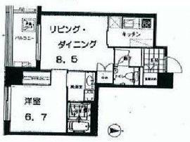 代官山プラザ 803 間取り図