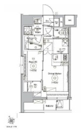 シーフォルム上野アジールコート 204 間取り図