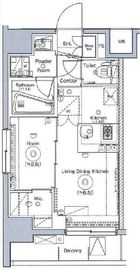 シーフォルム上野アジールコート 7階 間取り図