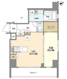 シーフォルム上野アジールコート 701 間取り図