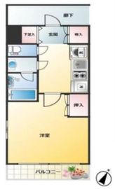 シティハウス東麻布 9階 間取り図