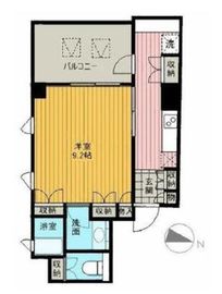 アトラス江戸川アパートメント 4階 間取り図