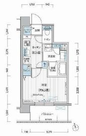 シエール自由が丘 104 間取り図