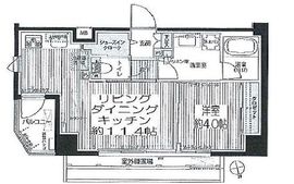 シエール自由が丘 501 間取り図