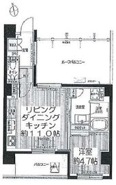 シエール自由が丘 502 間取り図