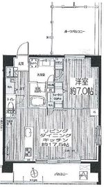シエール自由が丘 402 間取り図
