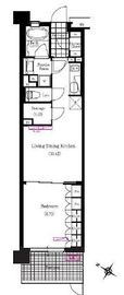 ブリリアイスト三軒茶屋アイビーテラス i502 間取り図