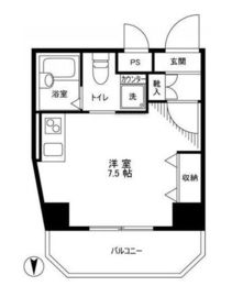 レガリアタワーレジデンス 5階 間取り図