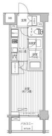 プラネソシエ大森山王 210 間取り図