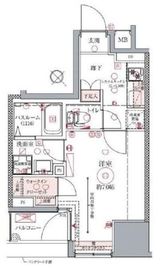 ドムス・スタイル銀座東 802 間取り図