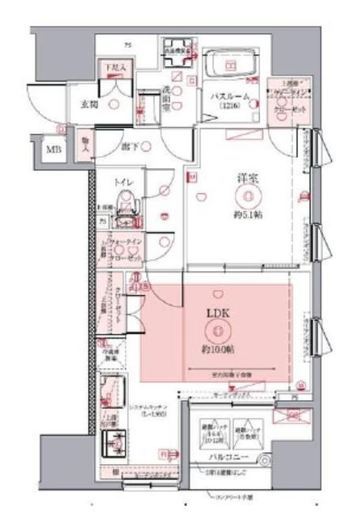 ドムス・スタイル銀座東 701 間取り図