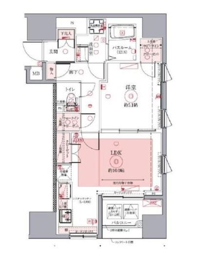 ドムス・スタイル銀座東 901 間取り図