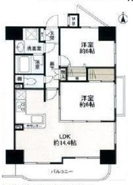 グレイス代官山 13階 間取り図