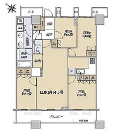 ザ・東京タワーズ ミッドタワー 52階 間取り図