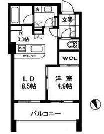 パークコート麻布十番ザタワー 12階 間取り図