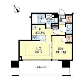 シティタワー目黒 4階 間取り図