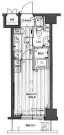 グランド・ガーラ高輪 2階 間取り図