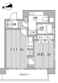 ラクラス田町 503 間取り図