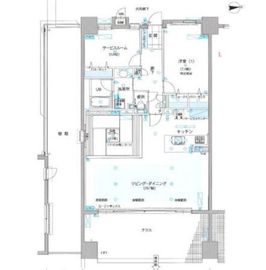 ロイヤルパークス荻窪 109 間取り図