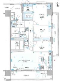 ロイヤルパークス荻窪 511 間取り図