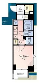 リージア代々木 309 間取り図