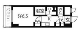 リージア西新宿 603 間取り図