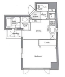 レジディア文京千石 203 間取り図