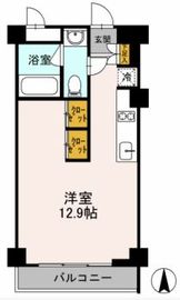 カスタリア目黒鷹番 102 間取り図