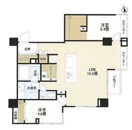 グランドメゾン麻布十番館 6階 間取り図