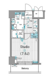 グランド・ガーラ銀座 2階 間取り図