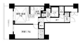 イーストコモンズ清澄白河フロントタワー 6階 間取り図