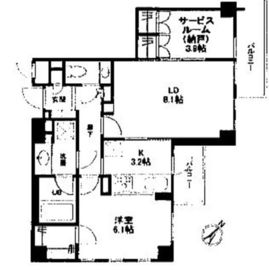 ドゥーエ千石 304 間取り図