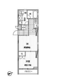 パシフィックコート中延 207 間取り図