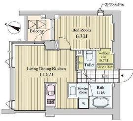 カーサアルボーレ 504 間取り図