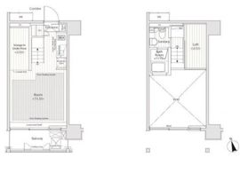 カスタリア中延 208 間取り図