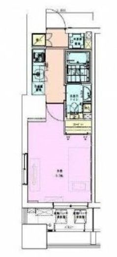 門前仲町レジデンス六番館 601 間取り図