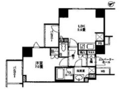 オープンレジデンシア目黒平町 4階 間取り図