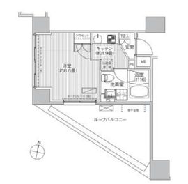 コスモグランス南品川 207 間取り図