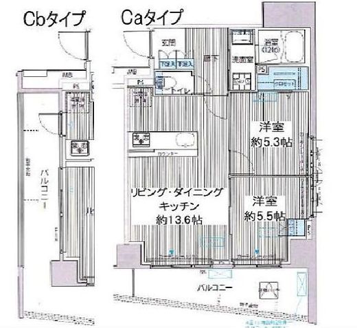 コスモグランス南品川 1304 間取り図