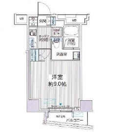 コスモグランス南品川 308 間取り図